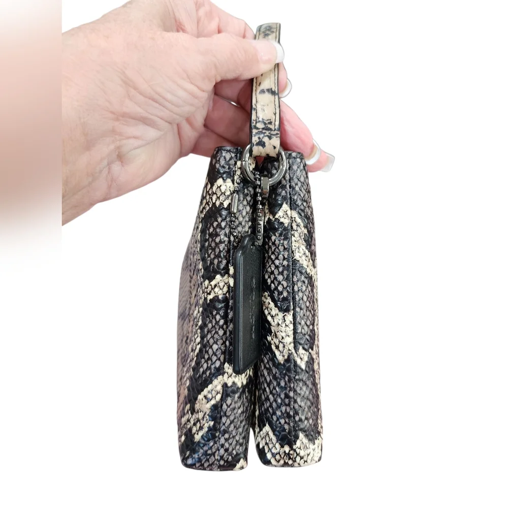 COACH Crosby Pieced Exotic Python Embossed Leather Crossbody Bag 37172 NWT - Picture 3 of 16
